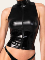 Top Marceau - haut Powerwetlook sans manches