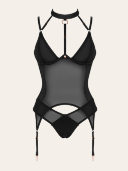 Corset Charlie – Lingerie sensuelle avec bijou & jarretelles